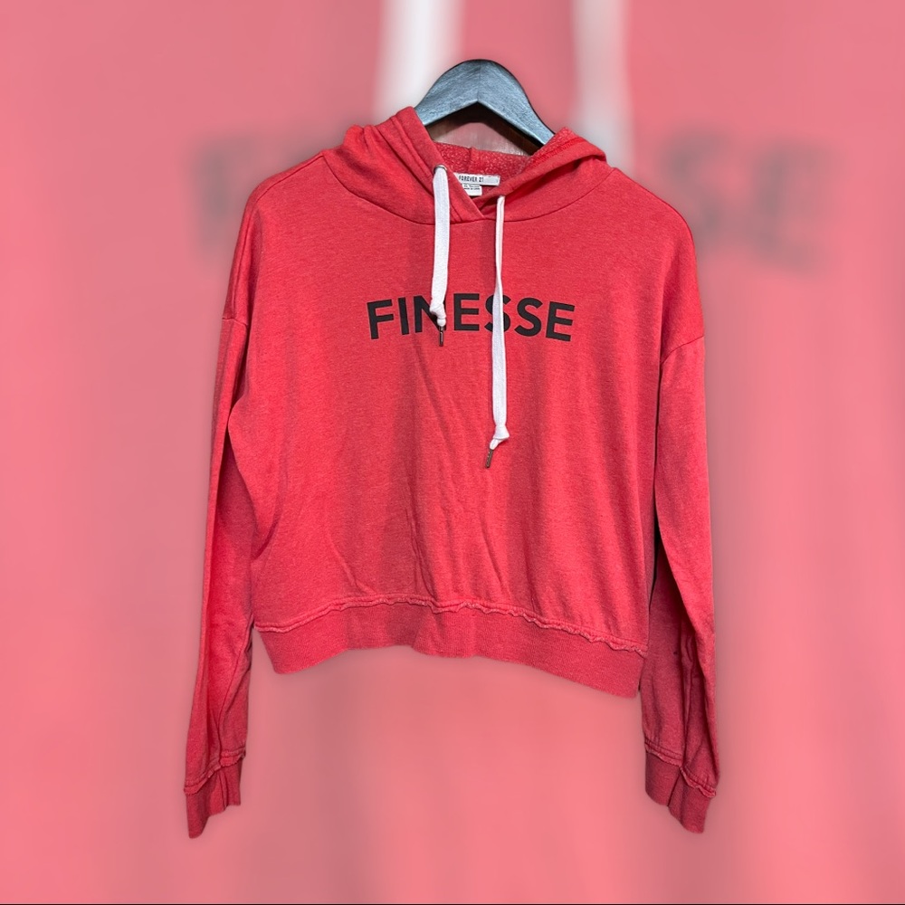 Finesse red hoodie